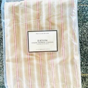Potterybarn Stripe shower curtain